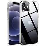 [Cover Trasparente iPhone 12/12 Pro] Designo sottile protezione posteriore ultra trasparente e antigraffio. Il materiale premium rende questa custodia per lunga durata.