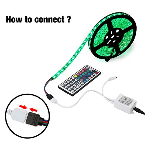 Tira LED RGB 16.4ft 300 LEDs SUPERNIGHT con Control Remoto miniatura 4