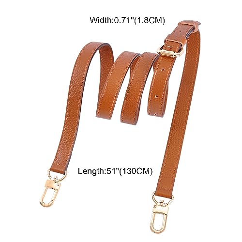 Image of IBWell Genuine Leather Adjustable Crossbody Strap Replacement for Women's Crossbody Handbags