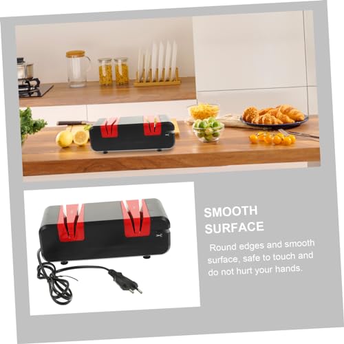Affûteur Électrique Multifonction Ciieeo 60W Moteur Cuivre pour Couteaux et Ciseaux Noir Rouge - 5