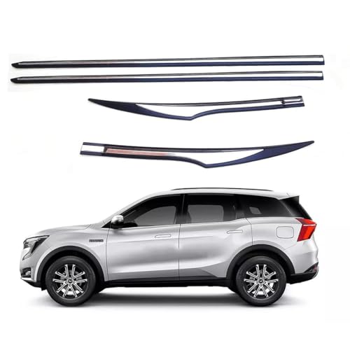 Image of Car Door Body Side Beading /Molding /Cladding for Mahindra XUV 700 Set of 04