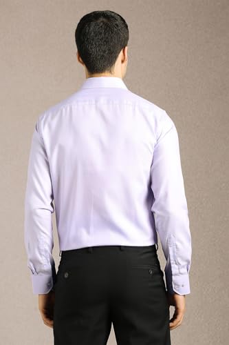 Image of Louis Philippe Men's Regular Fit Easy to Iron Everyday wear Premium Cotton Full Sleeve Solid Formal Shirt