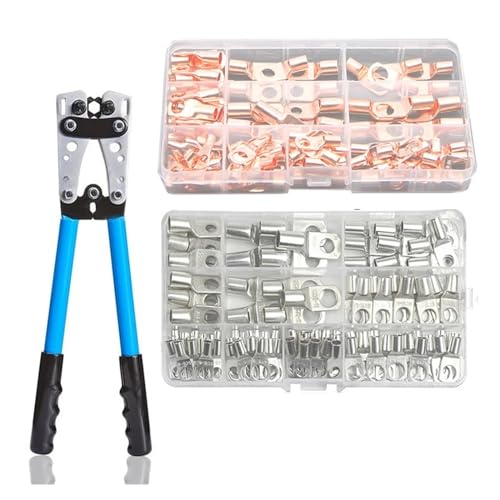 Juego de conector de engarzado de cable de cobre automotriz con 130 terminales 3
