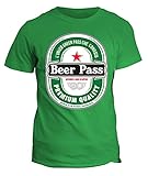 Photo Gallery fashwork maglietta green pass t-shirt divertente uomo beer pass l unico pass che conosco meme simpatica Photo Gallery fashwork maglietta green pass t-shirt divertente uomo beer pass l unico pass che conosco meme simpatica