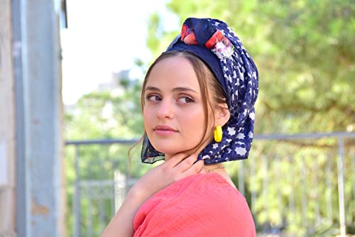 Teena Headscarf Tichel, Hair Snood, Chemo Snood, Head Scarf, Head Covering, Jewish Head covering, Scarf, Bandana, Apron3