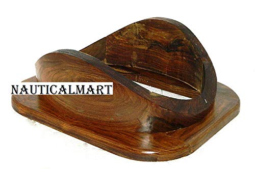NauticalMart Diving Divers Helmet Wooden Base Mark V Diving Base Helmet Brown