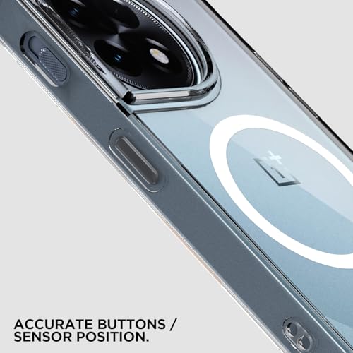 Image of Pikkme Back Cover for OnePlus 11R 5G Mag-Safe Shockproof PC + TPU Protective Case Magnetic Support Bumper Case (Transparent Mag-Safe)