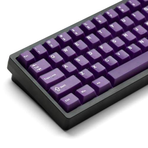 Image of dagaladoo Purple Keyboard keycaps,Double Shot PBT keycaps Jade