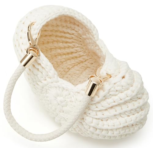 Bolso Tote de Crochet Hecho a Mano para Mujer miniatura 3