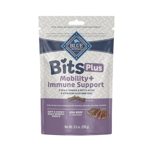 Blue Buffalo Bits Plus Beef Dog Treats, 9.5 oz - image 1