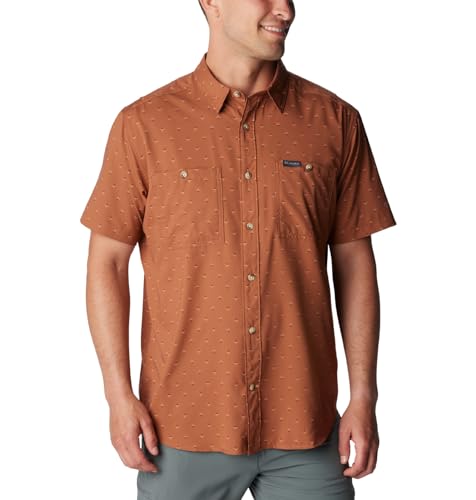 Chemise de randonnée Columbia homme en tissu imprimé pour vos treks d'été et voyages