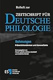 Rahmungen: Präsentationsformen und Kanoneffekte (Beihefte zur Zeitschrift für deutsche Philologie 16)