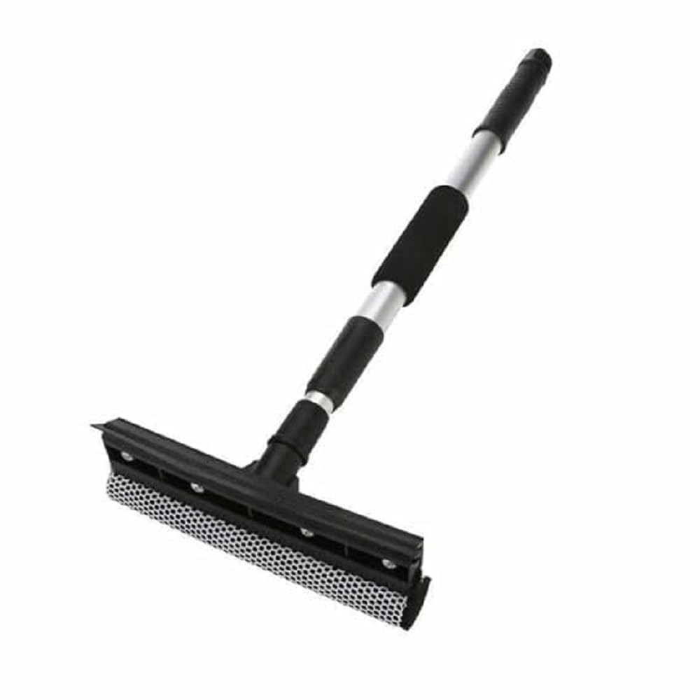 Car Windshield Wash Cleaner Extendable Window Squeegee Cleaner Scrubber Brush Wiper Sponge,with Long-Reach Handle, Unique Pivoting Head Window Glass Cleaner, Car Home Solar Panel Cleaning-image-16
