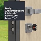 CISA - Europejski Cylinder Bezpieczeństwa RS5 z 5 Rzędami Pinów Promieniowych i Chronionym Cyfrowym Podwójnym Kluczem