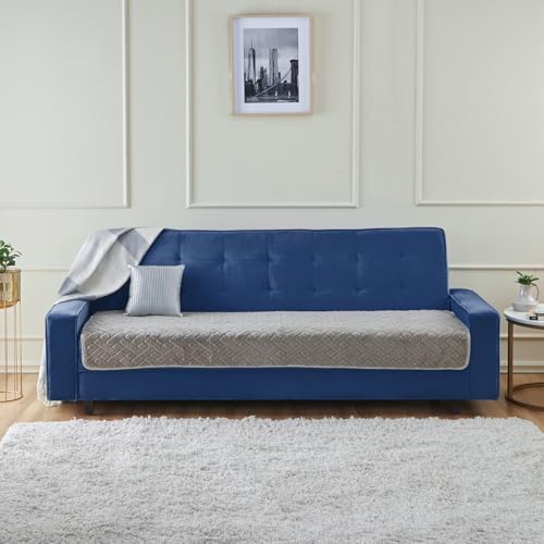 Image of Amazon Basics - Jacquard Quilted Make Your Own Sofa Cover |70 x 180 cm| Microfiber Sofa Slipcover | 350 GSM (3 Seater)