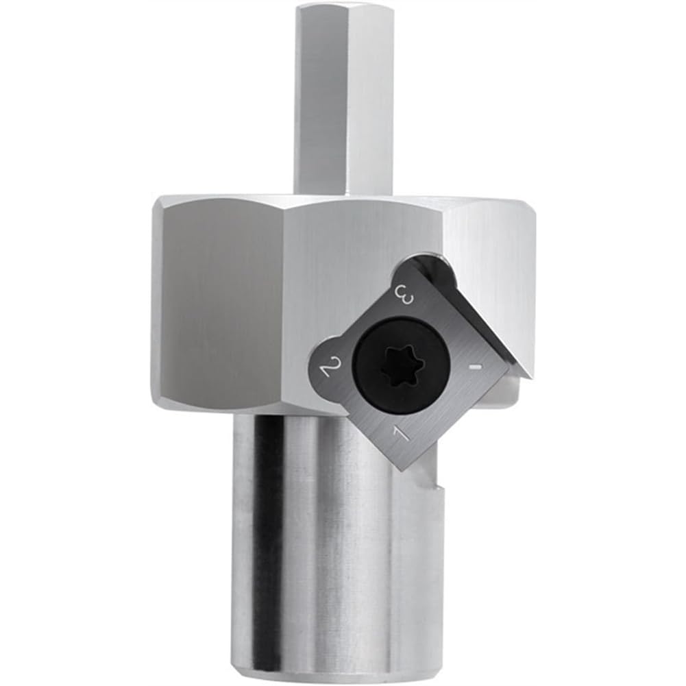 Jnchdghwa As Shown Bench Dog Hole Chamfer Reamer-Hex Shank Alloy Steel For Woodworking-Polished Finish For Electric Drills