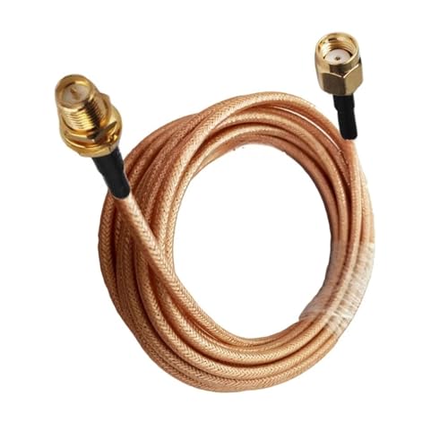 Câble coaxial RP-SMA anti-perte de signal 10m double blindage cuivre RG400