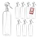 Produktbild LG Luxury & Grace Set 8 Sprühflaschen, 500 ml. Transparente Zerstäuber aus Polyethylen. Nachfüllbare Sprayflaschen. Sprühflaschen für Reinigung und Gartenarbeit.