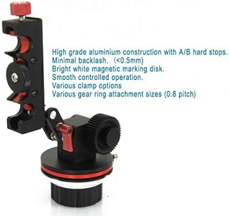 GOWE Follow Focus with A/B Hard Stops for 15mm rod extension 19mm rod