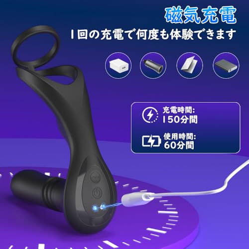 アナルバイブ アナルプラグ あなるバイブ 前立腺 男性用 ディルド 男性 アナル開発【10種アナルピストン×9種激震】あなる開発 ピストンマシン 男性用 おとなのおもちゃ 人気男性向け アナルグッズ あだるとグッズ ピストンバイブ 会陰部刺激 大人のおもちゃ カップル向け - 画像5