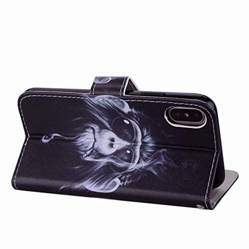 Ttimao Hoesje voor Samsung Galaxy M30 Flip PU Lederen Portemonnee Etui Hoezen+1*Screen Protector met Magnetische Houder… - Afbeelding 4