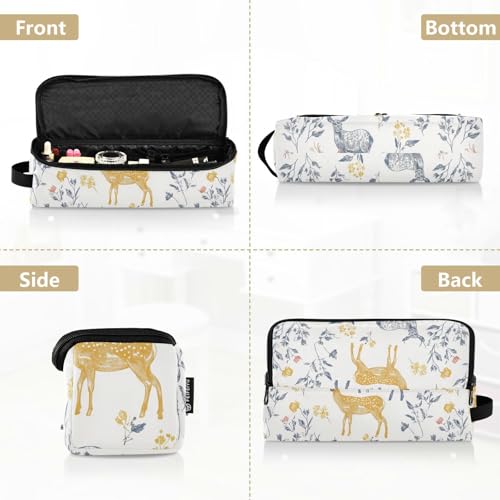 Aesthetic Deer Organizador de Herramientas para el Cabello 2 en 1 Blanco con Almohadilla Resistente al Calor Impermeable para Plancha y Rizadora de Viaje miniatura 5