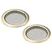 Vaguelly 2pcs Resonator Sound Hole Cover Resonator Guitar Screen Speaker Grills Mesh Speaker Compatible with Gutiar, Dobro Resonator Guitar Replacement Guitar Accessories