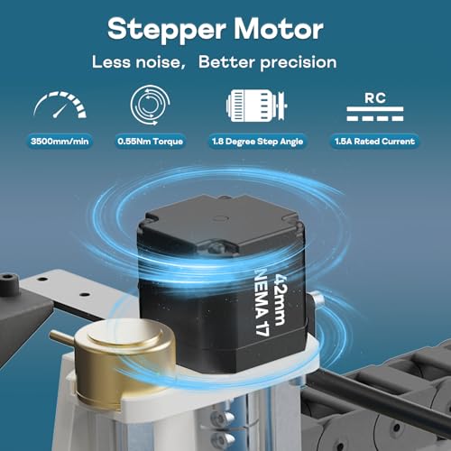 Axiscreat CNC Router Machine 3030, 710W Power Trimmer Router, Linear Guide with Leadscrew Drive, 3-Axis Cnc Engraving Milling Machine for Wood Acrylic Aluminum, Working Area 11.8" x 11.8" x 3.74" - Image 5