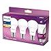 Produktbild Philips LED Classic E27 Lampen 3-er Pack (100 W), matte LED Lampen mit warmweißem Licht, energiesparende Lampen mit langer Nutzlebensdauer, alte Generation
