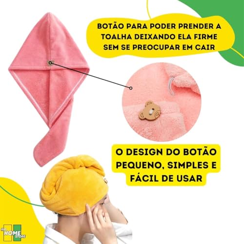 Toalha de cabelo em Microfibra ultra absorvente, Turbantes cabelo para cabelos molhados, Proteção An