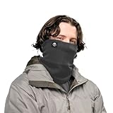 Turtle Fur Original Fleece Neck Warmer The Turtle's Neck Winter Face Mask Carbon