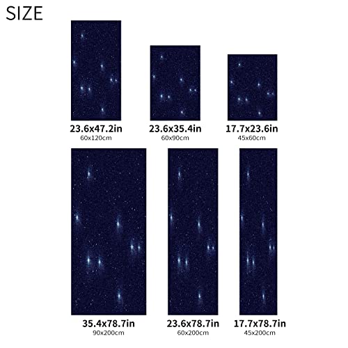 Película decorativa para ventana privacidad estrellas cielo estrellado 23.6 x 47.2 in miniatura 3