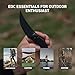 CJRB Nanner Pocket Knife, 3.23'' AR-RPM9 Steel Blade with G10 Handle, Sharp EDC Knife with Crossbar Lock for Camping Hiking, Designed by Dustin Rhodes(J1955 Black)