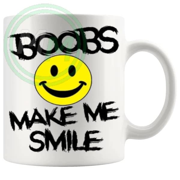 Boobs Make Me Smile Mugs & Coasters (Mug)
