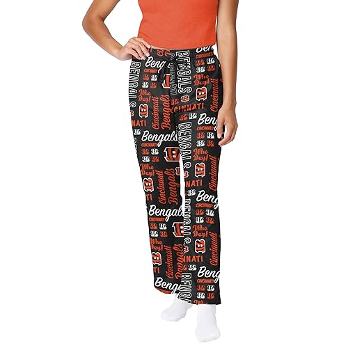 Pantalones de descanso NFL mujer FOCO tejido suave que no aprieta