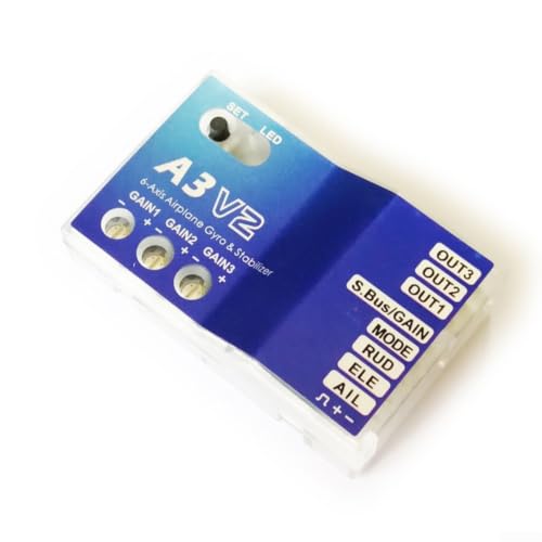 Placa de control de vuelo a3 V2 compacta para planeador RC con giroscopio 2