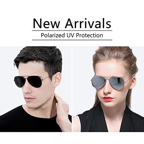 Polarized Aviator Sunglasses for Men/Women Metal Mens Sunglasses Driving Sun Glasses2