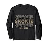 Photo Gallery skokie vintage illinois maglia a manica Photo Gallery skokie vintage illinois maglia a manica