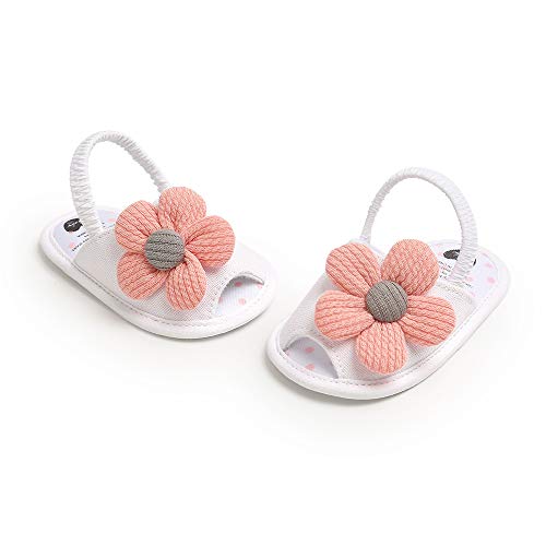 Baby Girl Shoes Sun Flower Princess Sandals,Kids Infant Shoe Soft Lightweight Sandals Toddler Crib Summer Shoes3