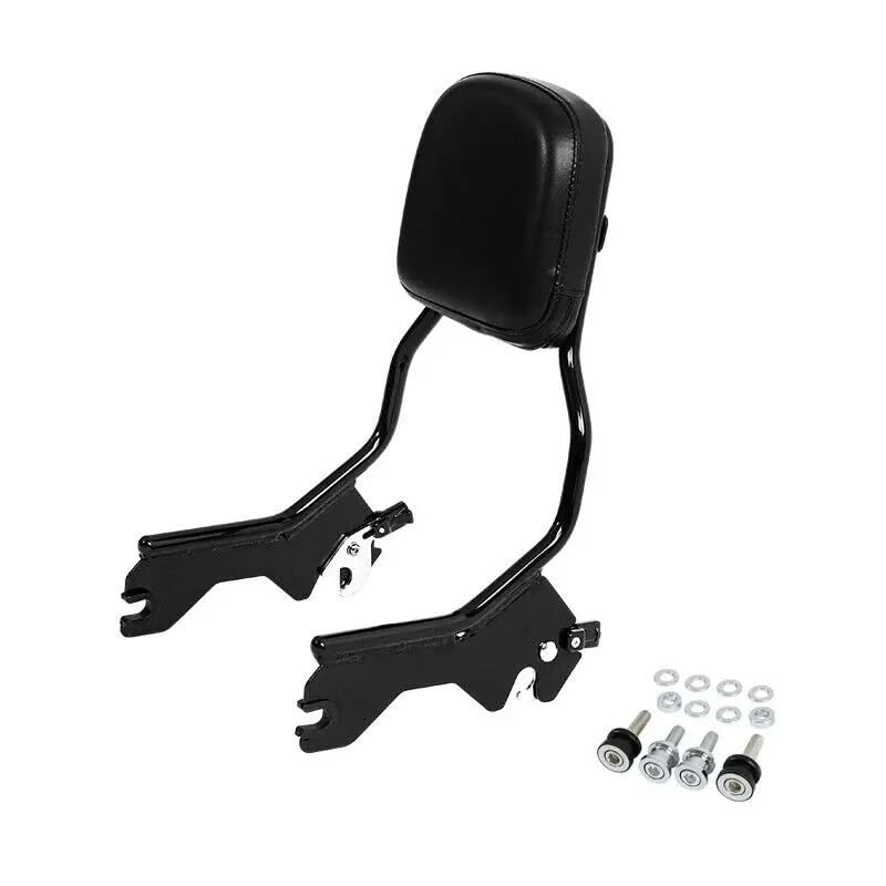 Kit quincaillerie dossier moto droit avec coussin ergonomique amovible pour Softail