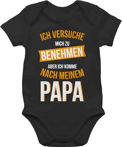 Shirtracer Baby Body Junge Mädchen - Sprüche - Ich versuche mich zu...