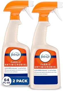Febreze Fabric Spray, Odor Eliminator for Strong Odor, Sanitizing and Antimicrobial, 32 fl oz (2 Count)