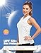 MoFiz Women's Golf Tennis Polo Shirt Sleeveless 1/4 Zip Collarless Racerback Pickleball Tank Tops Quick Dry Athletic T-Shirt White M