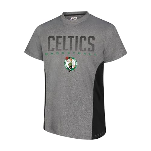 Ultra Game NBA Official Men’s Super Soft Supreme T-Shirt - Unisex, Boston Celtics, Heather Charcoal, X-Large by Ultra Game - Used condition - US$18.03