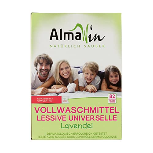 AlmaWin Vollwaschmittel 4,6kg I Umweltfreundliches Waschpulver mit Waschkraftverstärker I Ausreichend für ca. 82 Wäschen I Frei von...