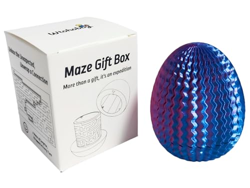 Mystery Egg Maze Puzzle Box - Reusable 3D Printed Brain