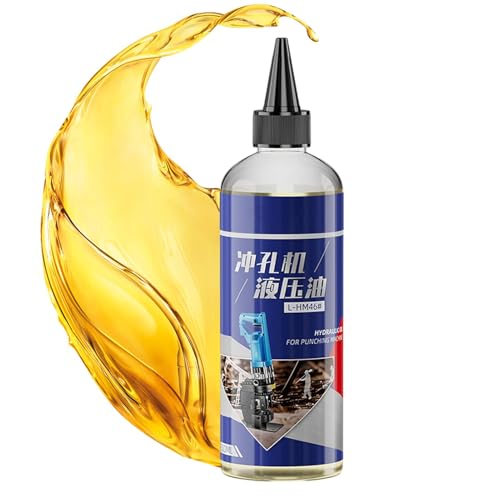 Hydraulic Fluid - 300ml Hydraulic Oil | Hydraulic Fork Oil | Hydraulic Jack Fluid | Gear & Compressor Oil | Hydraulic Equipment Lube for Punching Machine Hydraulic Pliers