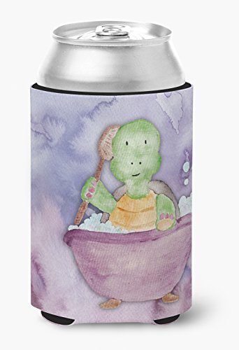 Caroline's Treasures BB7344CC Turtle Bathing Watercolor Can or Bottle Hugger, Can Hugger, multicolor