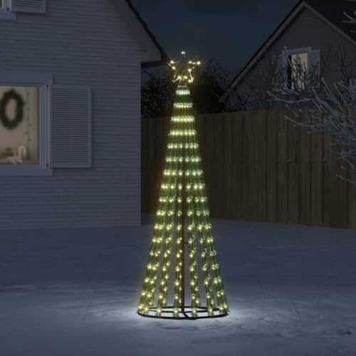 Festnight Led Weihnachtsbaum Aussen 180 cm 275 LEDs Tannenbaum Outdoor...