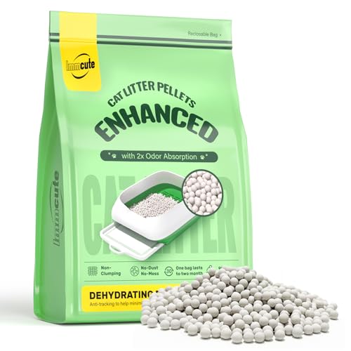 Enhanced Cat Litter Pellets 9 lbs Long-Lasting Odor Control Generic Litter Pellets Refills Exclusively for Dual-Layer Litter Box Systems Zeolite Non-climping